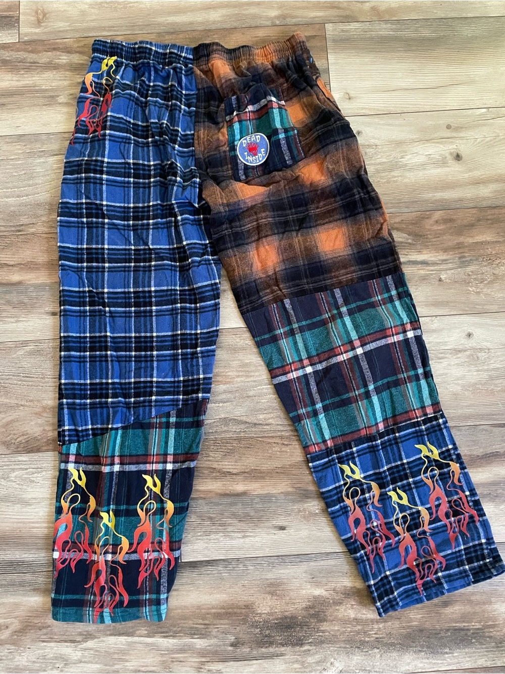 Urban outfitters patchwork Plaid Flannel pants - Picture 2 of 3